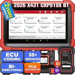 Herramienta de Diagnóstico LAUNCH CRP919X BT OBD2 Bidireccional de 7 Pulgadas con Codificación ECU, Lector de Códigos con Más de 35 Servicios para Autos de 12V - Product Image 1