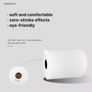 Faretto <span class=keywords><strong>LED</strong></span> <span class=keywords><strong>da</strong></span> Incasso a Soffitto in Alluminio con Sensore di Luce, 20W, per Interni, Uso Ufficio, COB - Product Image 6