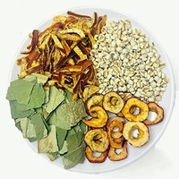 Tisane Minceur Détoxifiante aux Fleurs de Hawthorne, Écorce de Mandarine, Feuille de Lotus et Graine de Coix pour un Ventre Plat et une Santé Améliorée (Sachet)