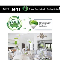 Système de climatisation VRF multi-zones à cassette de toit MITSUBISHI HEAVY-Haier, à économie d'énergie, DC R-410A, pour appartements et commerces