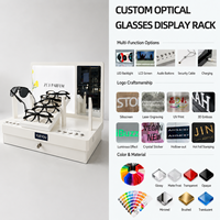 Support d'affichage interactif intelligent pour lunettes, écran numérique intégré, acrylique transparent, léger, écologique, pour comptoir de bureau