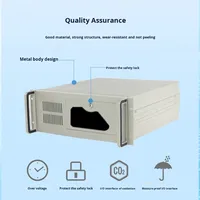 Mesin kontrol industri PC Rackmount 4U, tahan debu tahan guncangan I3 I5 I7 kinerja tinggi Host Server komputer industri