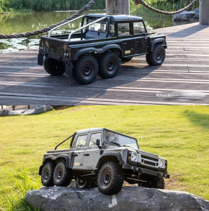 YIKONG YK6101 Pro 1/10 RC Crawler 6x6 Defender 6WD con tres ejes portátiles, bloqueo de diferencial independiente, ESC Hobbywing de 60A y 2 velocidades, Hobby RTR - Product Image 6