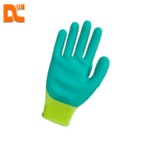 Gants de sécurité respirants antidérapants avec revêtement en latex, sans poudre, sans silicone, poignet élastique pour travaux manuels