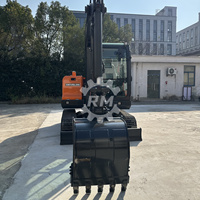 Mini-excavatrice hydraulique d'occasion DX60D à vendre, 6 tonnes, pour projets d'aménagement paysager, exportateur DX55 DX60E DX80D en stock