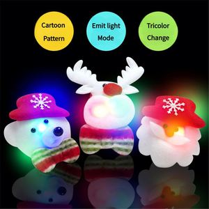 <b>Light</b> Plush Santa Claus Wristband with Snap Ring Christmas Bracelet Gift for Wrist Decorations for Kids and Adults - Product Image 3