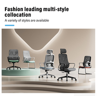 Mobilier de bureau Moderne Manager Executive Haut dossier Pivotant Ergonomique Chaise de bureau en tissu maillé