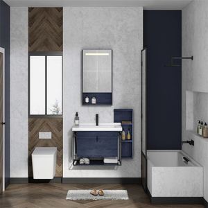 New Arrival Vanity tủ tủ với gương rửa & lưu vực cho khách sạn phòng tắm - Product Image 4