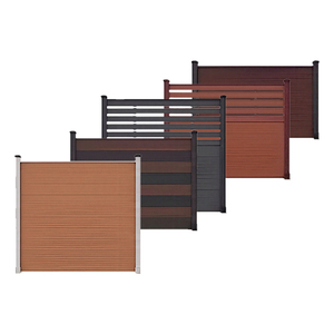 Kompozit çit panelleri PVC ahşap bahçe Yard çit gizlilik açık Wpc ahşap plastik - Product Image 3