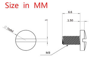 Ku <span class=keywords><strong>Blai</strong></span> Khan P4 19 11 bois garde Zy1 vis 19 11 poignée vis P4 modifié accessoire bois garde vis métal artisanat - Product Image 6
