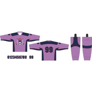 เสื้อฮอกกี้แคนาดาสีเขียวแบบสั่งทำพิเศษ ผลิตจากโพลีเอสเตอร์ ขายดีที่สุด ซับเหงื่อได้ดี - Product Image 3