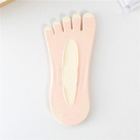 Chaussettes invisibles à cinq doigts pour femmes, fines, respirantes, séchage rapide, design à bout ouvert pour l'été et le quotidien, vente en gros