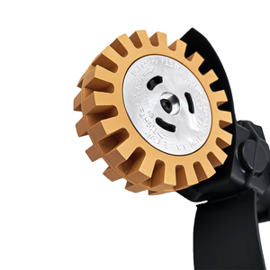 Rueda de goma neumática de 4 pulgadas <span class=keywords><strong>para</strong></span> eliminar calcomanías, franjas decorativas, vinilo, óxido y adhesivos de automóviles, vidrio y metal. - Product Image 4