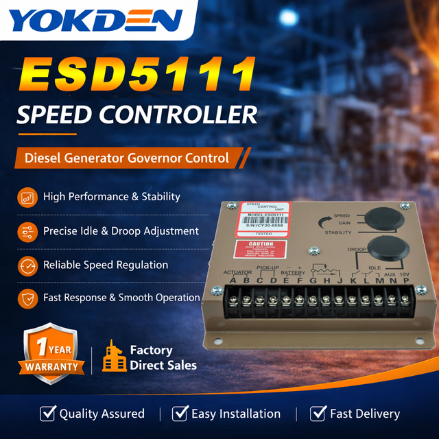 New Engine Speed Control Unit 5111 Generator Speed Controller ESD5111