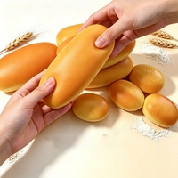 Jouet anti-stress Squishy en forme de pain à remontée lente, jouets alimentaires Squishy en gros