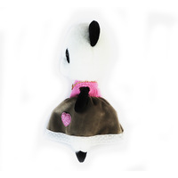 Peluche géante personnalisée en forme de panda, jouet en peluche super doux en coton PP, grand coussin pour filles, service OEM ODM personnalisé