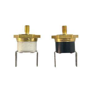Thermostat bimétallique KSD301, protection thermique, filetage M6 M5 M4, 10A 16A 250V, tête en cuivre, réinitialisation automatique - Product Image 3
