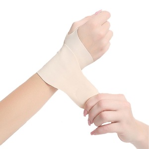 Ztc421 Wrist <b>Brace</b> Nylon Universal Adult Skin Tone Black Gray Support For Badminton Tennis Sports Fitness <b>Joint</b> <b>Fixation</b> - Product Image 5