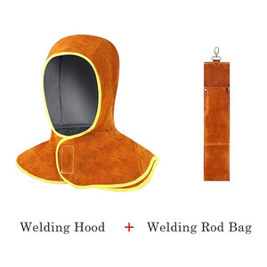 Capot <span class=keywords><strong>de</strong></span> <span class=keywords><strong>protection</strong></span> pour tête <span class=keywords><strong>de</strong></span> sécurité en cuir - Product Image 2