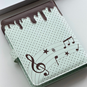 Album Fotografico A5 in Pelle PU di Alta Qualità con Fogli Staccabili, Tema Note Musicali al Cioccolato e Menta, Raccoglitore per Fotocard Kpop <span class=keywords><strong>da</strong></span> 3 Pollici - Product Image 3