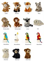Peluche d'alpaga lestée personnalisée en vrac, douce et mignonne, pour le chauffage au micro-ondes, apaisante émotionnellement
