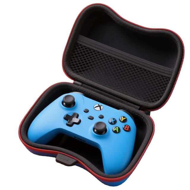 Portable DualSense PS5 Controller Slim Case Lightweight EVA Zipper Waterproof Dustproof Material with Shockproof Protection