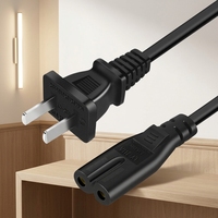 Cable de Extensión de Corriente Alterna para Computadora/Laptop, 2 Pines, 13A/10A, 1m, para Electrónica de Consumo, Venta al Por Mayor