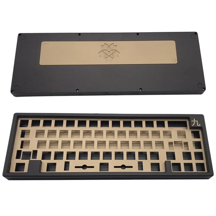 Kyuu mechanical keyboard case custom DIY aluminum cnc mechanical keyboard