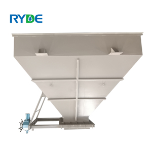 Trémie de boues en acier inoxydable pour le traitement des eaux usées - Product Image 4