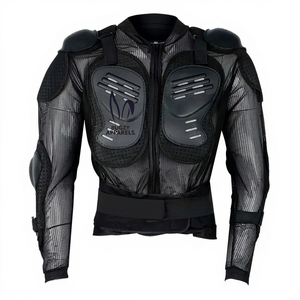 Chaqueta Protectora para Motocicleta, Manga Larga, Transpirable, Chaqueta de Seguridad para Hombre, Equipo para Todas las Estaciones, Chaleco con Malla Protectora - Product Image 1