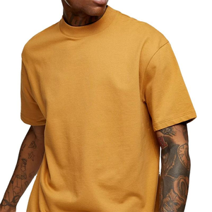 Heavy Thick Collar <b>Custom</b> Men's T-<b>Shirt</b> 100% Cotton Oversized Boxy Fit 210 Gram Knitted Fabric Print <b>Compressed</b> <b>Design</b> - Product Image 1