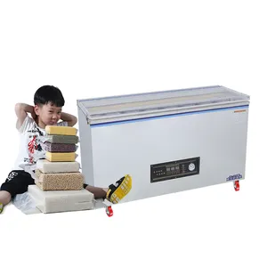 Máquina de embalagem a vácuo de linguiça, máquina automática de empacotamento a vácuo de alimentos