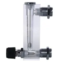 LZM 8T פנל סוג זכוכית Rotameter עבור נוזל וגז עם שסתום