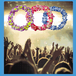 ผลิตพวงหรีดดอกไม้แขวนคอ สร้อยคอประดับดอกไม้หลากสี สำหรับตกแต่งงานแต่งงานและงานปาร์ตี้ - Product Image 4