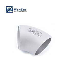 Phụ kiện ống thép không gỉ 316, bề mặt nhẵn, liền mạch, chịu áp suất cao, loại Sch10 Sch40, cút nối LR bán kính dài 90 độ, tiêu chuẩn ASTM B16.9 - Product Image 1