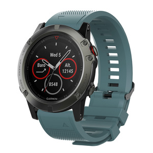 Cinturino in Silicone a sgancio rapido per Sport all'aperto di alta qualità per <span class=keywords><strong>Garmin</strong></span> <span class=keywords><strong>Fenix</strong></span> 8 7 7X 6X Pro 5X 5 Plus cinturino Smart Watch solare in zaffiro - Product Image 2