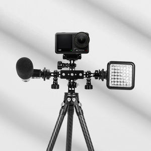 อะแดปเตอร์ยึดโทรศัพท์มือถือกล้องสามตัวทำจากอลูมิเนียมอัลลอยด์สำหรับขาตั้งกล้องเซลฟี่หัวบอลที่หนีบแขนวิเศษสำหรับ GoPro HERO 13 - Product Image 6