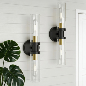 Modern <b>Wall</b> Lamp Black Glass E27 <b>LED</b> Bulb Switch Control For Bathroom Bedroom Living Room Corridor <b>Mirror</b> - Product Image 1
