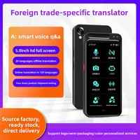 Traducteur intelligent Android russe Z6 avec IA, traduction simultanée en temps réel par caméra, 139 langues, appareil vocal portable