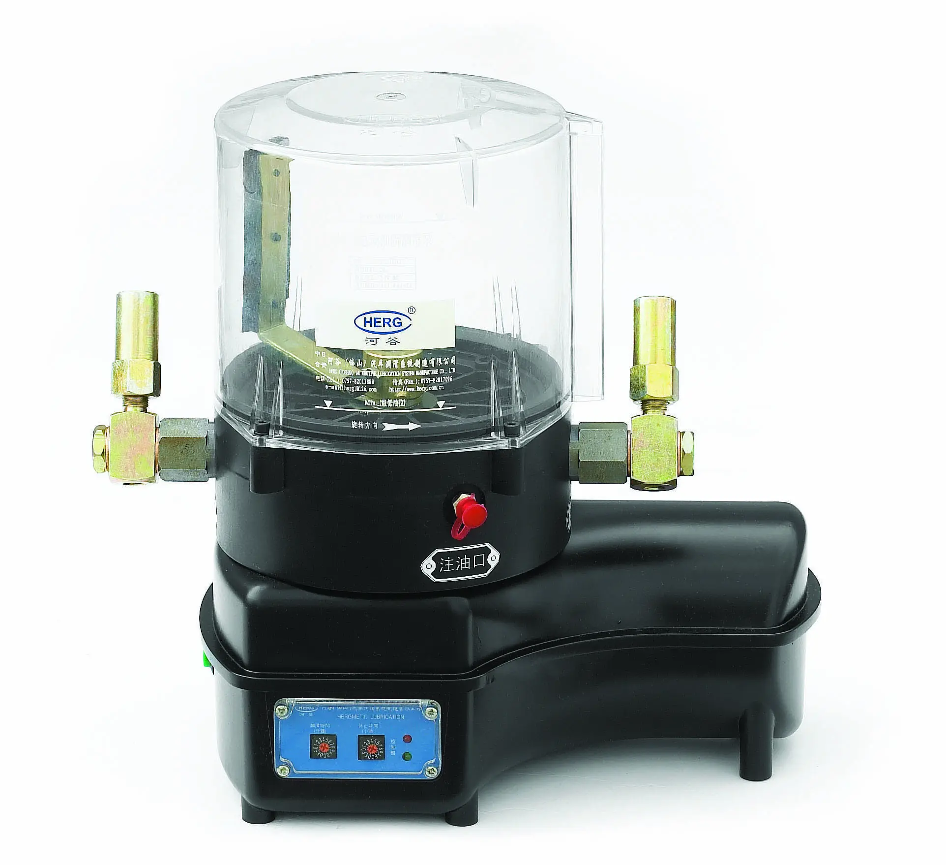 Pompe à piston de lubrification à pression maximale de 400kg, système de lubrification progressive