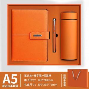 Regalos Promocionales al por Mayor, Cuaderno de Cuero, Taza Térmica, Juego de Regalo de Cuaderno Personalizable para Empresas con Bolígrafo y Botella de Agua - Product Image 6