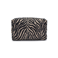 Hochwertige, ästhetische Boutique-Kosmetiktasche mit Tiermuster, Jacquard-Webstruktur, Reise-Toilettenartikel-Organizer, Aufbewahrungstasche für Kosmetik und Make-up