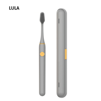 Brosse à dents électrique sonique rechargeable intelligente Lula, nouveau design portable, étiquette privée, avec étui de voyage pour adulte