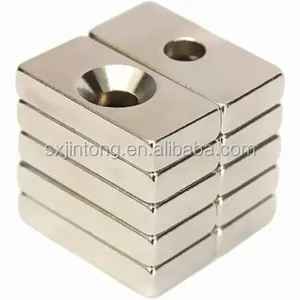 Magnetic Materials N52 Neodymium Magnet Manufacturer Customized Industrial Strongest Countersunk Magnet Strong Magnet