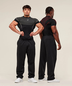 Camiseta Deportiva de Manga Corta para Hombre, Tejida, de Secado Rápido, Transpirable, Corte Regular, con Estampado, Directo de Fábrica - Product Image 6