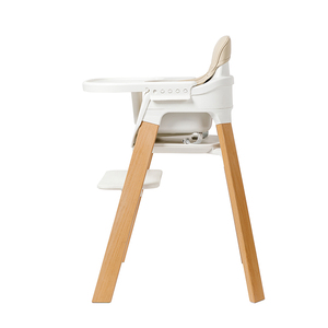 Nueva <span class=keywords><strong>trona</strong></span> de madera desarrollada <span class=keywords><strong>para</strong></span> bebé, silla de alimentación, cojín elevador - Product Image 4