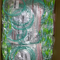 Cordon de Brassage à Fibre Optique G657A2 Aqua, Embout Jaune, Gaine Transparente SC/APC 1,6mm 3,5m 4m, Jarretière Optique Fibres Échantillon Gratuit