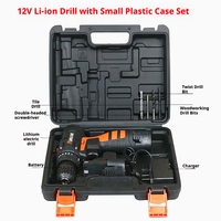 Kit de perceuse électrique sans fil à batterie lithium 12V avec moteur sans balais, personnalisable OEM, garantie de 3 ans, étui souple inclus