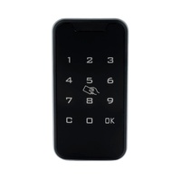 Cerradura de gabinete inteligente RFID Digital sin llave negra de alta calidad para oficina y gimnasio puerta de vidrio de almacenamiento de tarjeta de memoria con Red SDK