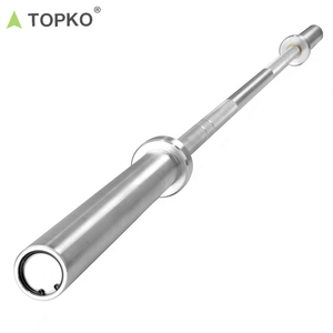 Juego de Barras Olímpicas Ajustables TOPKO de Acero de 20-50 kg <span class=keywords><strong>con</strong></span> Discos de Pesas y Collares, Kit de Levantamiento de Pesas para Gimnasio en Casa - Product Image 2